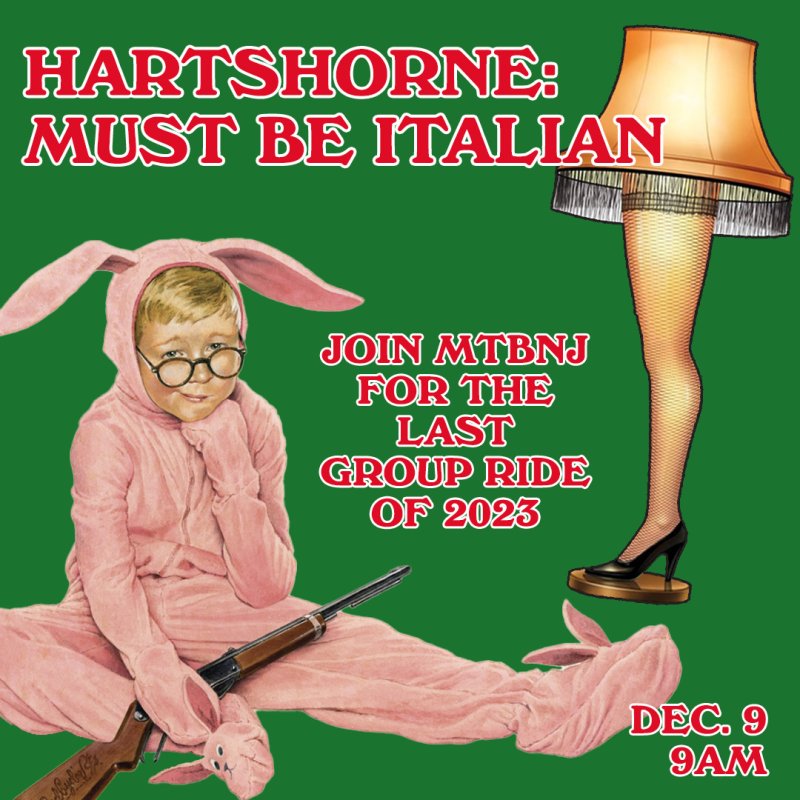 Group Ride Saturday 12/9, 9am12pm Hartshorne